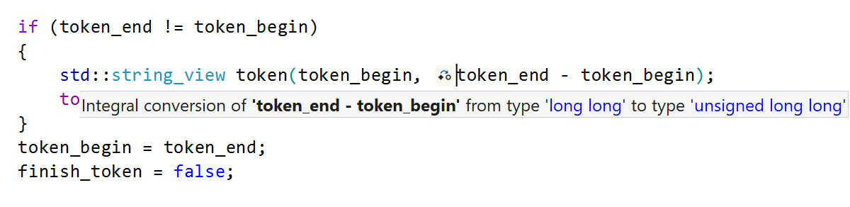Type conversion hints for standard conversions Type conversion hints for standard conversions