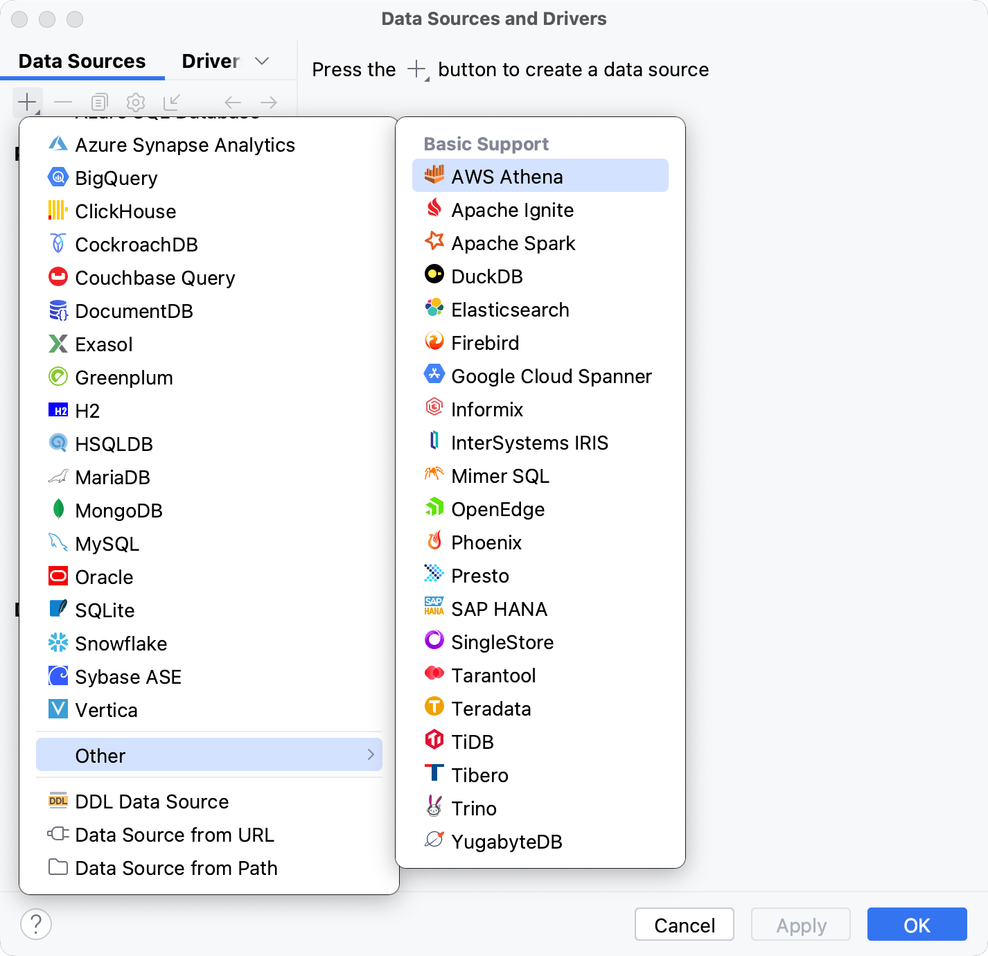 Drivers that have basic support Drivers that have basic support