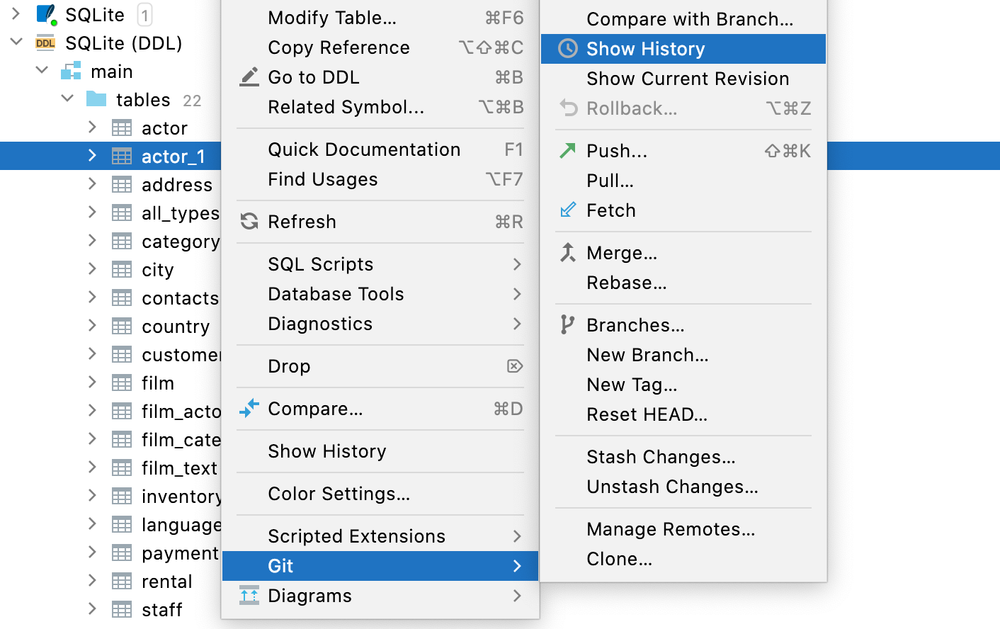 File-related actions File-related actions