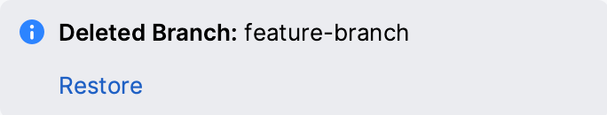 deleted branch notification deleted branch notification