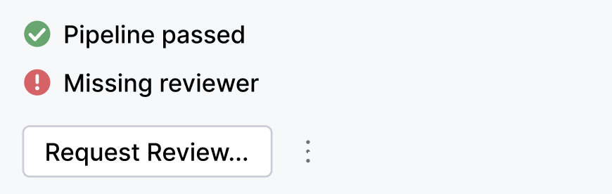 Request review button Request review button