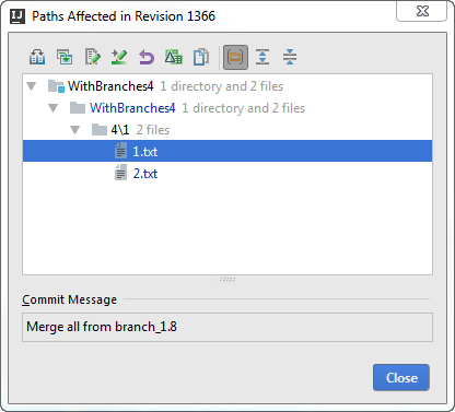 Paths affected Paths affected