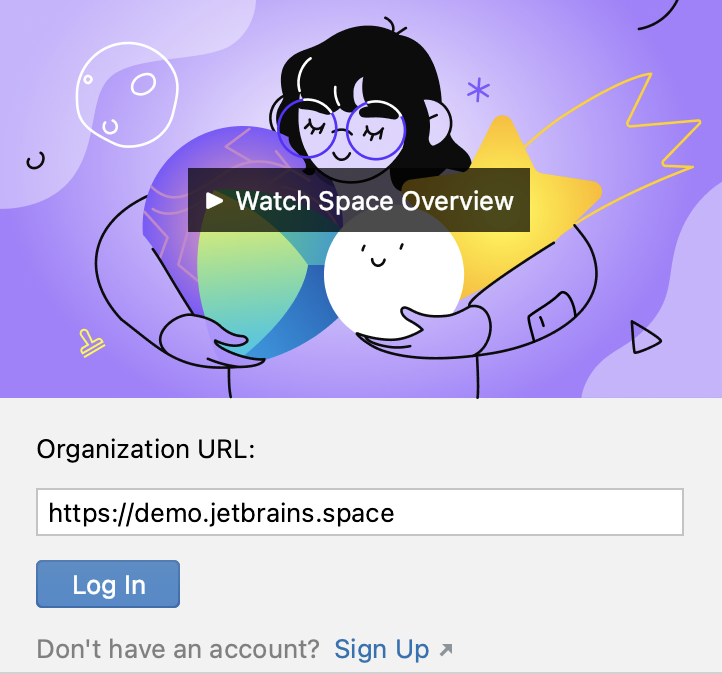 Log in to Space Log in to Space