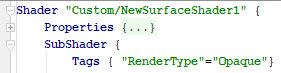 JetBrains Rider: Unity shader folding JetBrains Rider: Unity shader folding