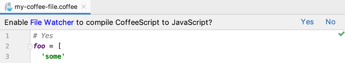 Enable File Watcher pane Enable File Watcher pane