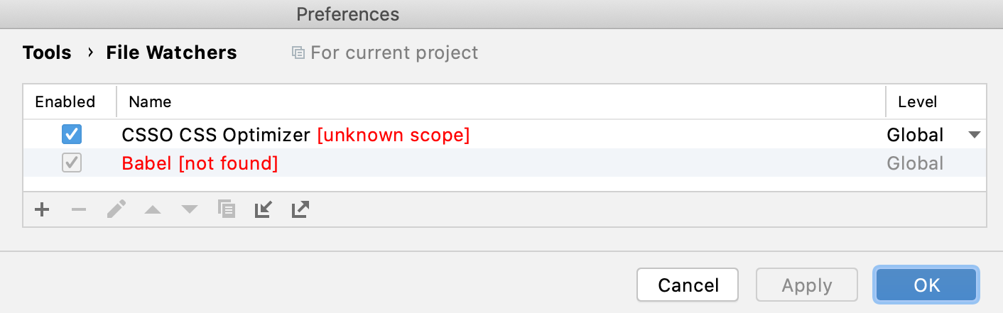 File Watcher Error Message File Watcher Error Message