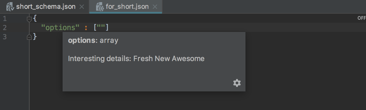No formatting in documentation for JSON schema definitions with description property No formatting in documentation for JSON schema definitions with description property