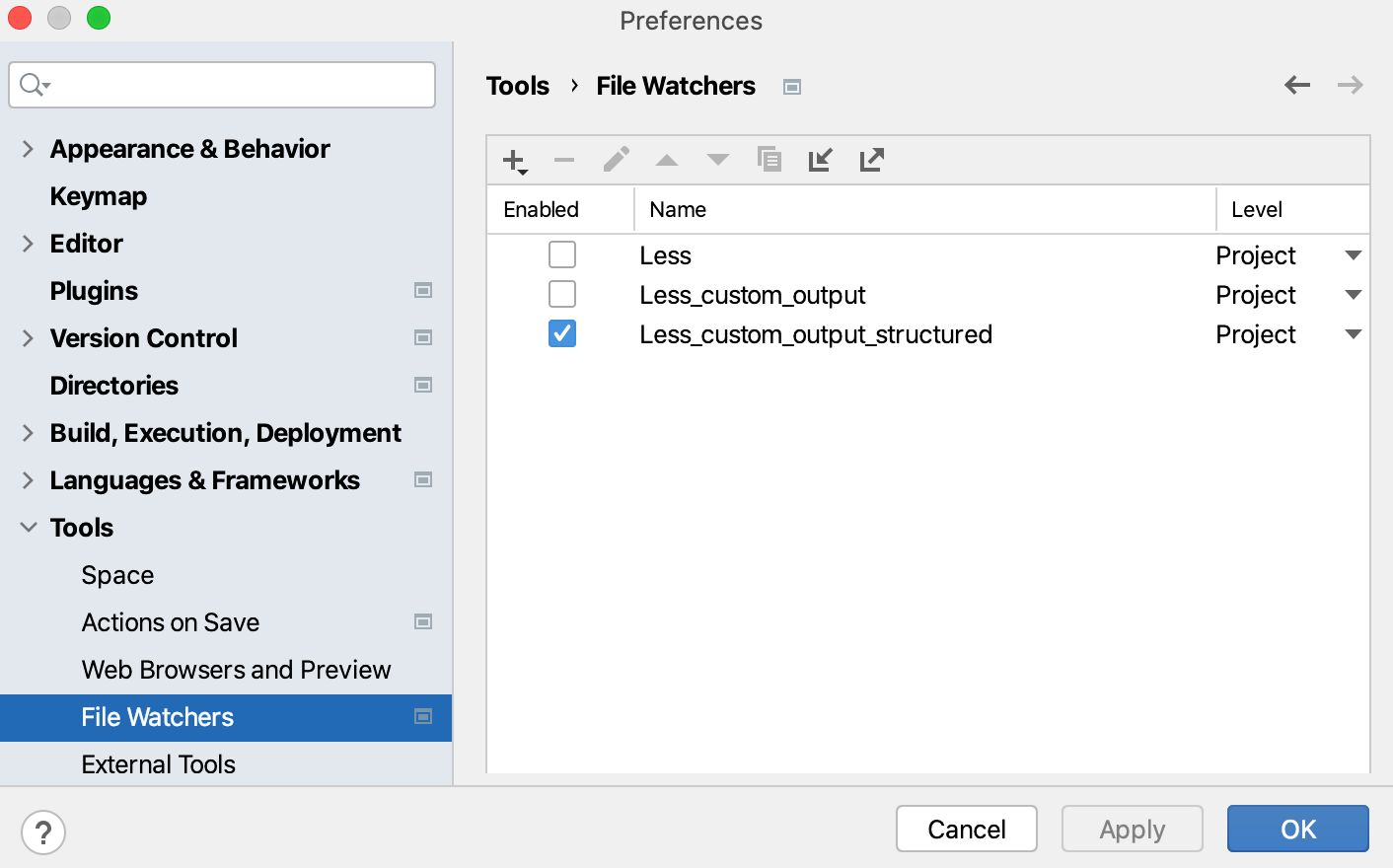 Custom output with folder structure: File Watcher saved and enabled Custom output with folder structure: File Watcher saved and enabled