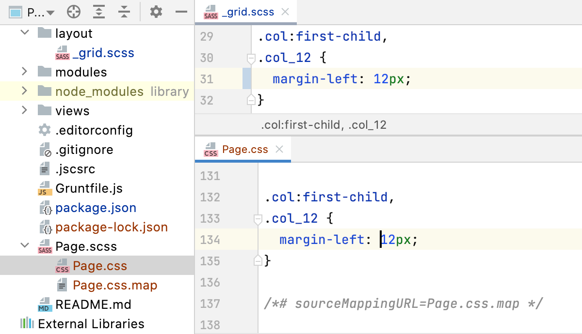 SCSS File Watcher: a CSS file generated SCSS File Watcher: a CSS file generated
