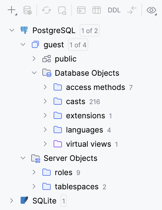 Groupping of non-major objects is enabled Groupping of non-major objects is enabled