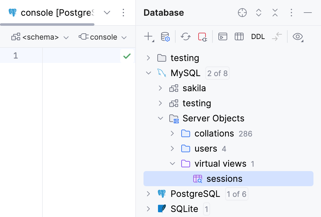 Virtual views in Database Virtual views in Database