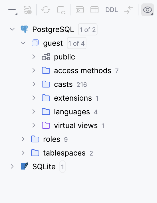 Groupping of non-major objects is disabled