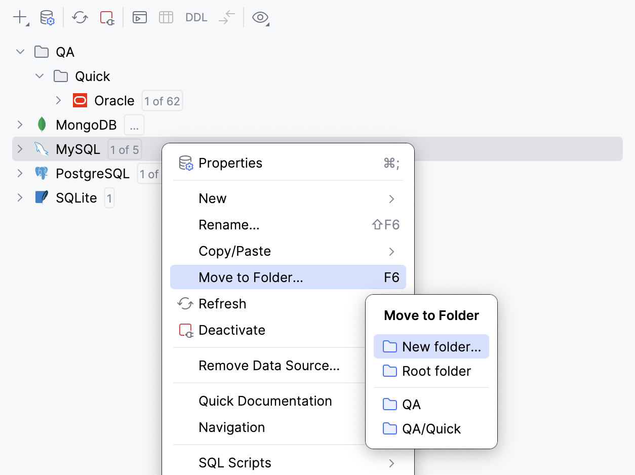 Move to Folder Move to Folder