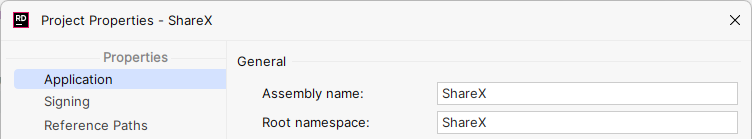 JetBrains Rider: Root namespace in the project properties JetBrains Rider: Root namespace in the project properties