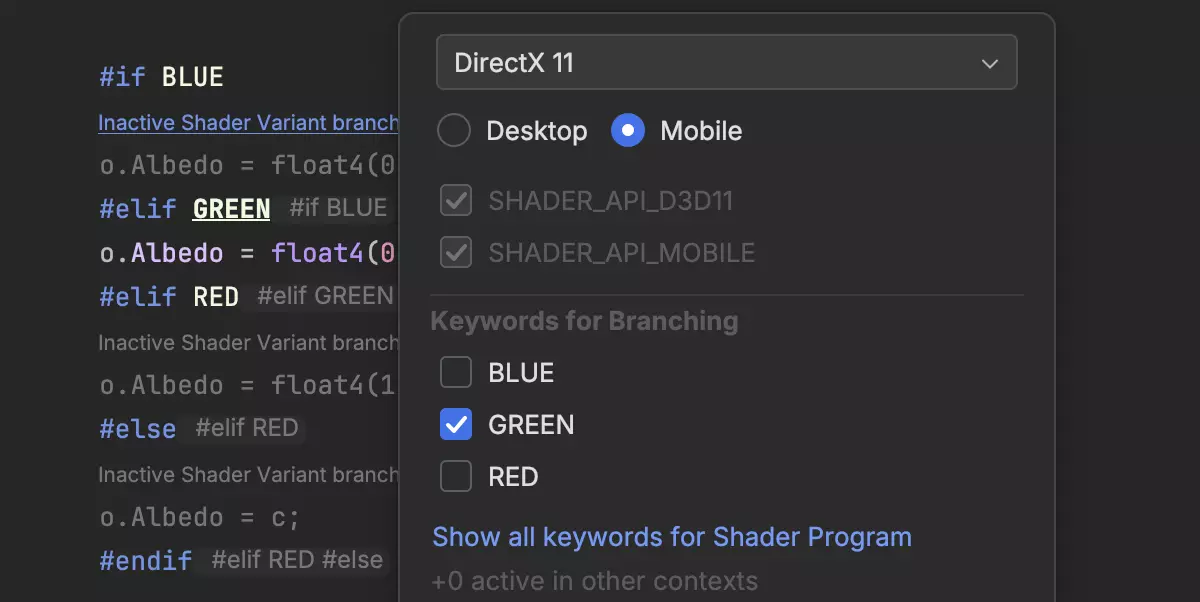 JetBrains Rider: Compute shaders support