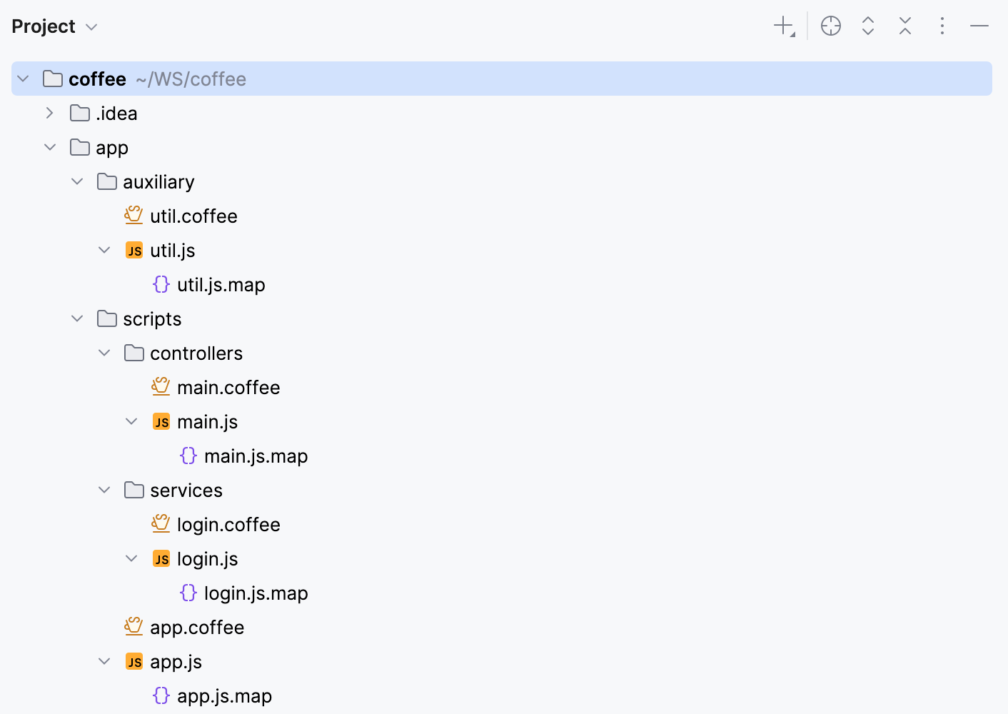 Default File Watcher output