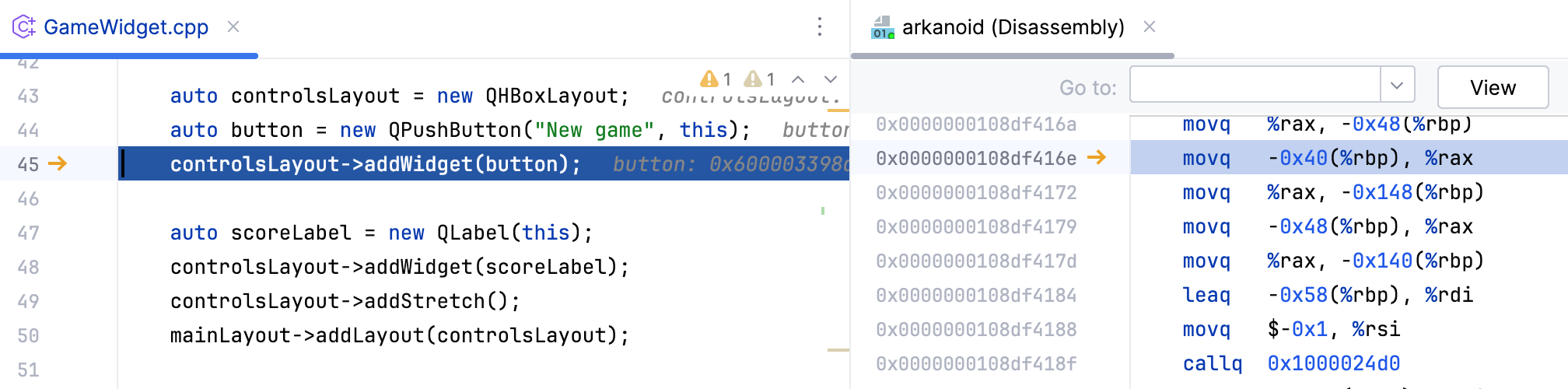 按需反汇编示例 按需反汇编示例