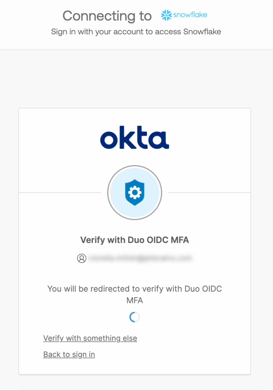 Okta 网站重定向到 Duo Security 网站 Okta 网站重定向到 Duo Security 网站
