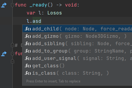 JetBrains Rider: GdScript. Hide private fields from completion