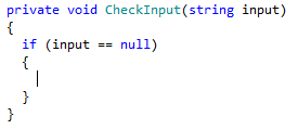 Applying postfix template for null-check Applying postfix template for null-check