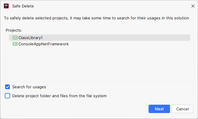 Safe Delete project Safe Delete project
