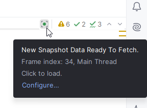 JetBrains Rider：Unity Profiler。 获取快照