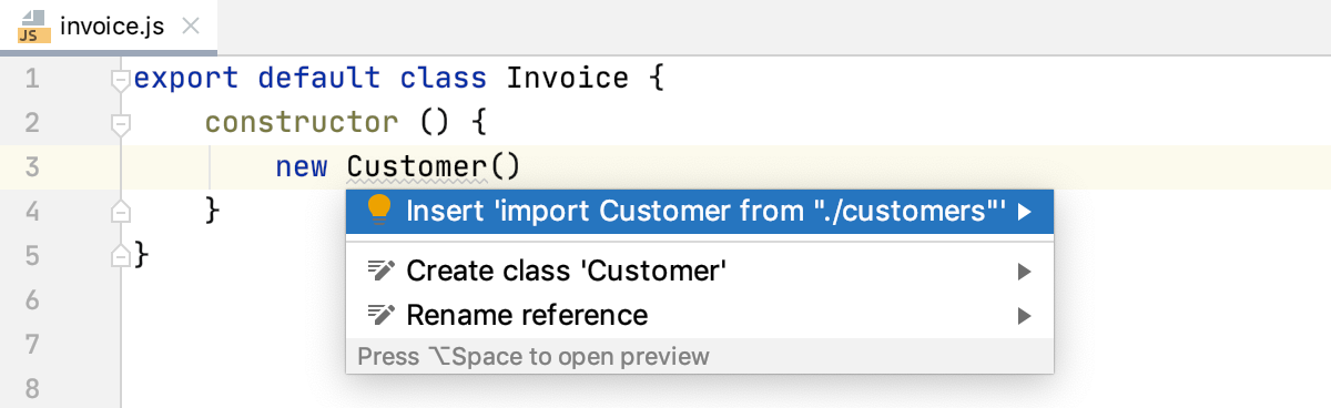 在代码补全时禁用添加 ES6 导入