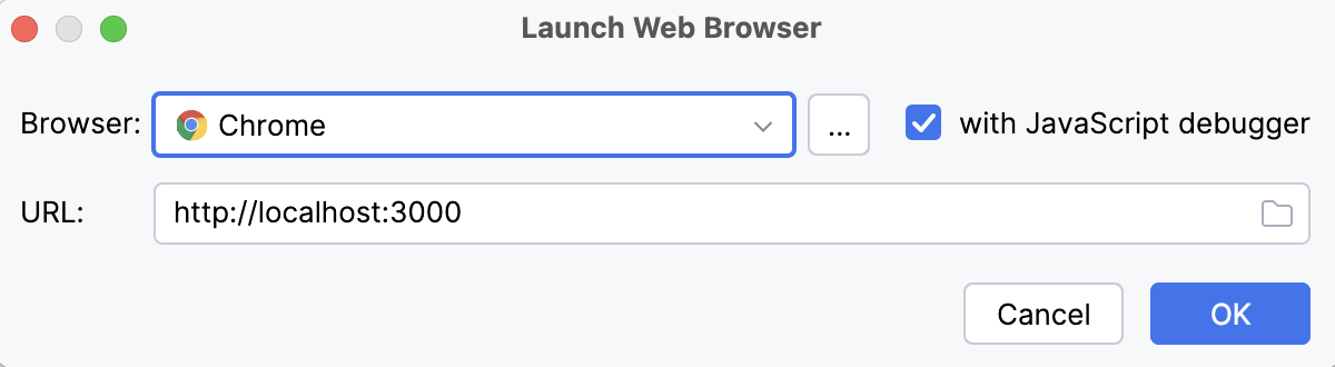 Before-launch task: open browser Before-launch task: open browser