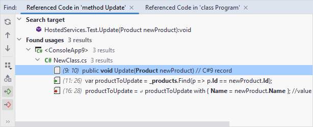 JetBrains Rider: Finding external usages of symbols in the selected scope JetBrains Rider: Finding external usages of symbols in the selected scope