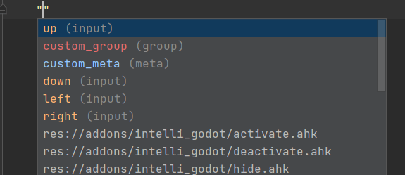 JetBrains Rider: Completion in GDScript