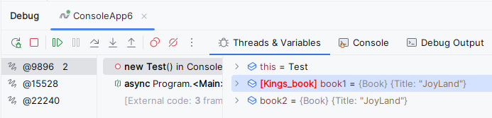 JetBrains Rider debugger: Tracking objects (Make Object ID) JetBrains Rider debugger: Tracking objects (Make Object ID)