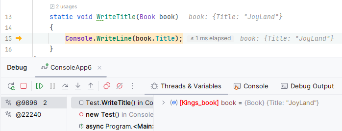 JetBrains Rider debugger: Tracking objects (Make Object ID) JetBrains Rider debugger: Tracking objects (Make Object ID)