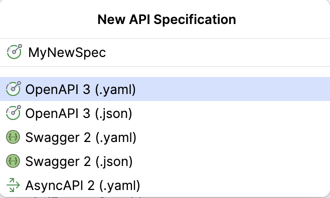 New OpenAPI specification New OpenAPI specification