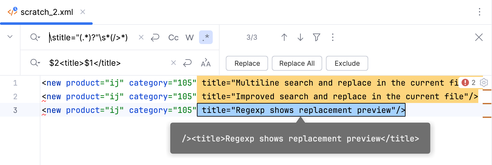 Replace with regex result Replace with regex result