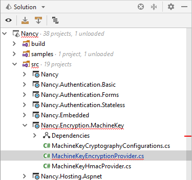 JetBrains Rider: error highlighting in the Solution Explorer JetBrains Rider: error highlighting in the Solution Explorer