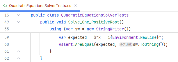 JetBrains Rider: Sticky lines in the editor JetBrains Rider: Sticky lines in the editor