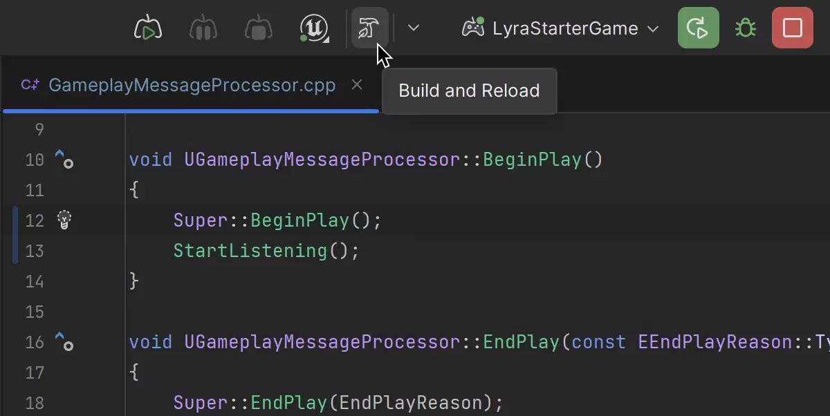 Build and Reload Build and Reload
