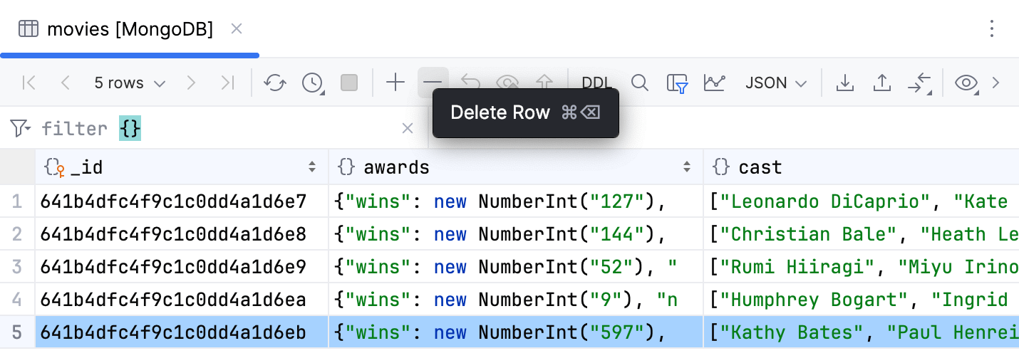 从 MongoDB 集合中删除文档 从 MongoDB 集合中删除文档