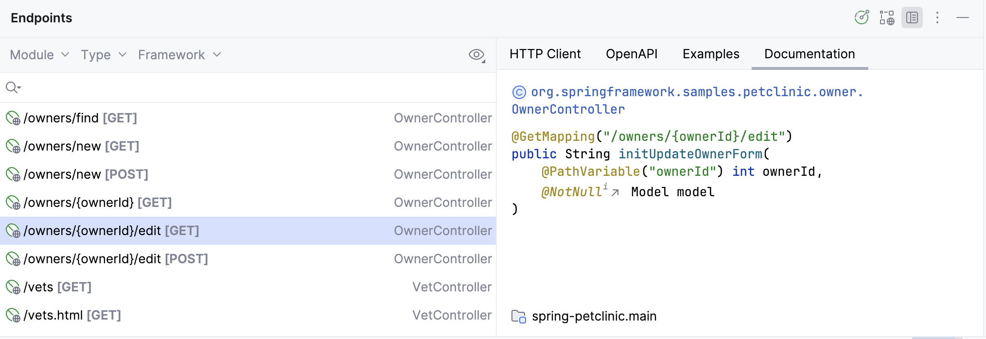终端工具窗口:文档选项卡 终端工具窗口:文档选项卡