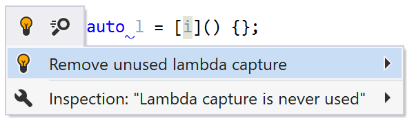移除未使用的 lambda 捕获 移除未使用的 lambda 捕获