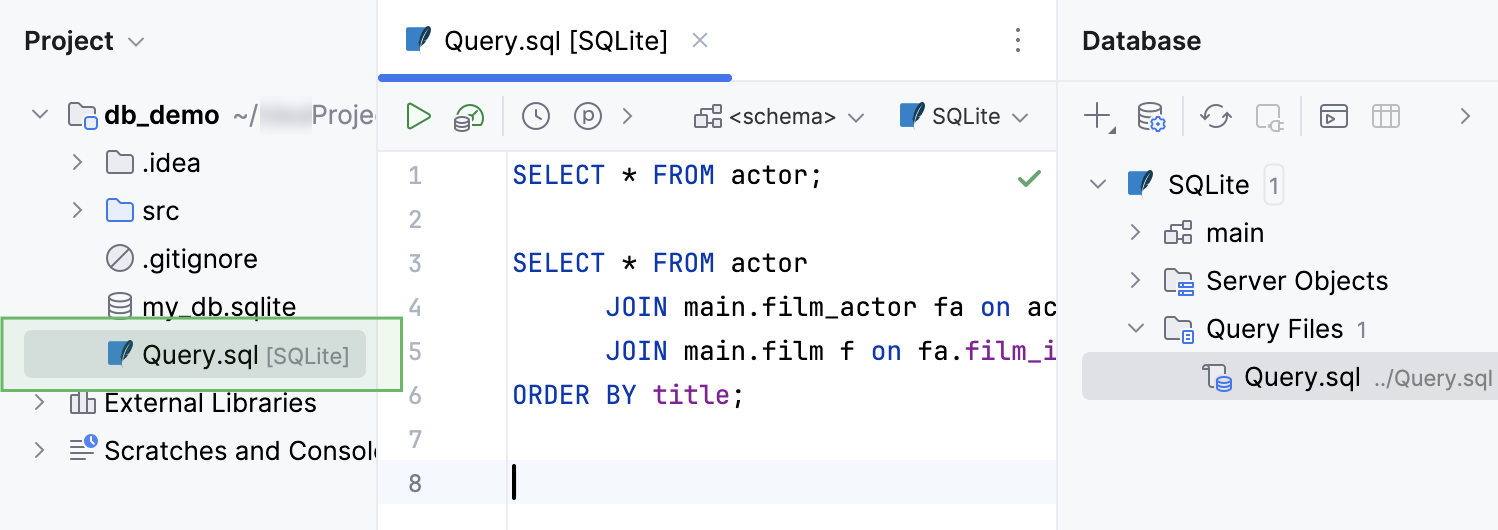 工具窗口中的查询文件 工具窗口中的查询文件