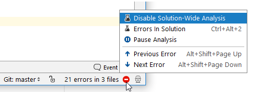 JetBrains Rider: Errors in solution JetBrains Rider: Errors in solution