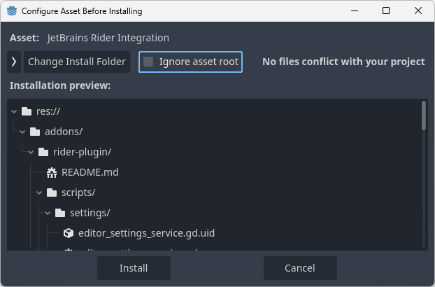 JetBrains&nbsp;Rider: Rider Add-on install