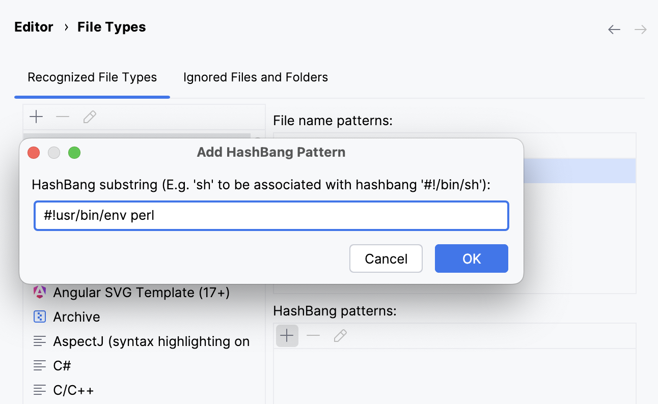 为 Perl 配置 shebang 命令