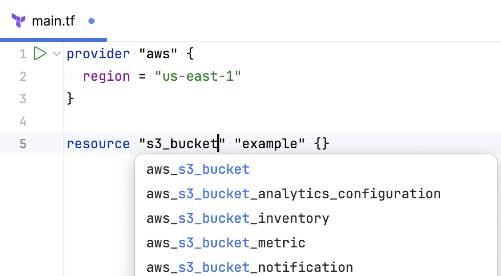 Terraform 资源补全 Terraform 资源补全