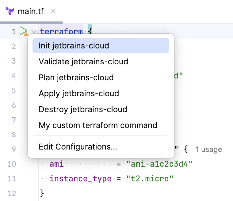 从边距运行 Terraform 从边距运行 Terraform