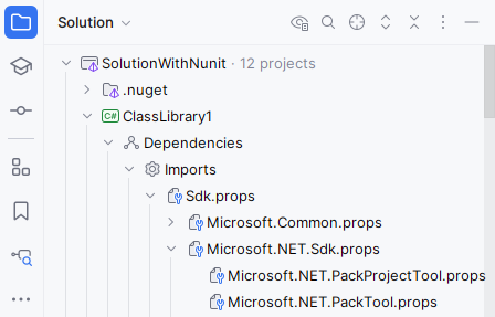 JetBrains Rider: Tree indent guides in tool windows JetBrains Rider: Tree indent guides in tool windows