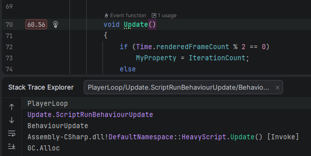 Unity Profiler 树 Unity Profiler 树