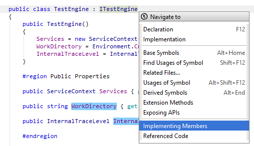 JetBrains Rider: Navigating to implementing members JetBrains Rider: Navigating to implementing members