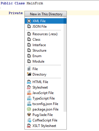 JetBrains Rider: File templates in Visual Basic JetBrains Rider: File templates in Visual Basic